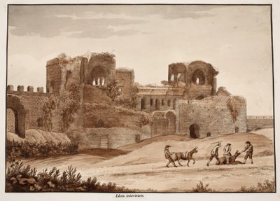 Interno della Porta Asinaria, 1833 da Agostino Tofanelli